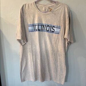 NWT U.S. Authentic Wear Vintage Collection Illinois T-Shirt UniSex Size XL